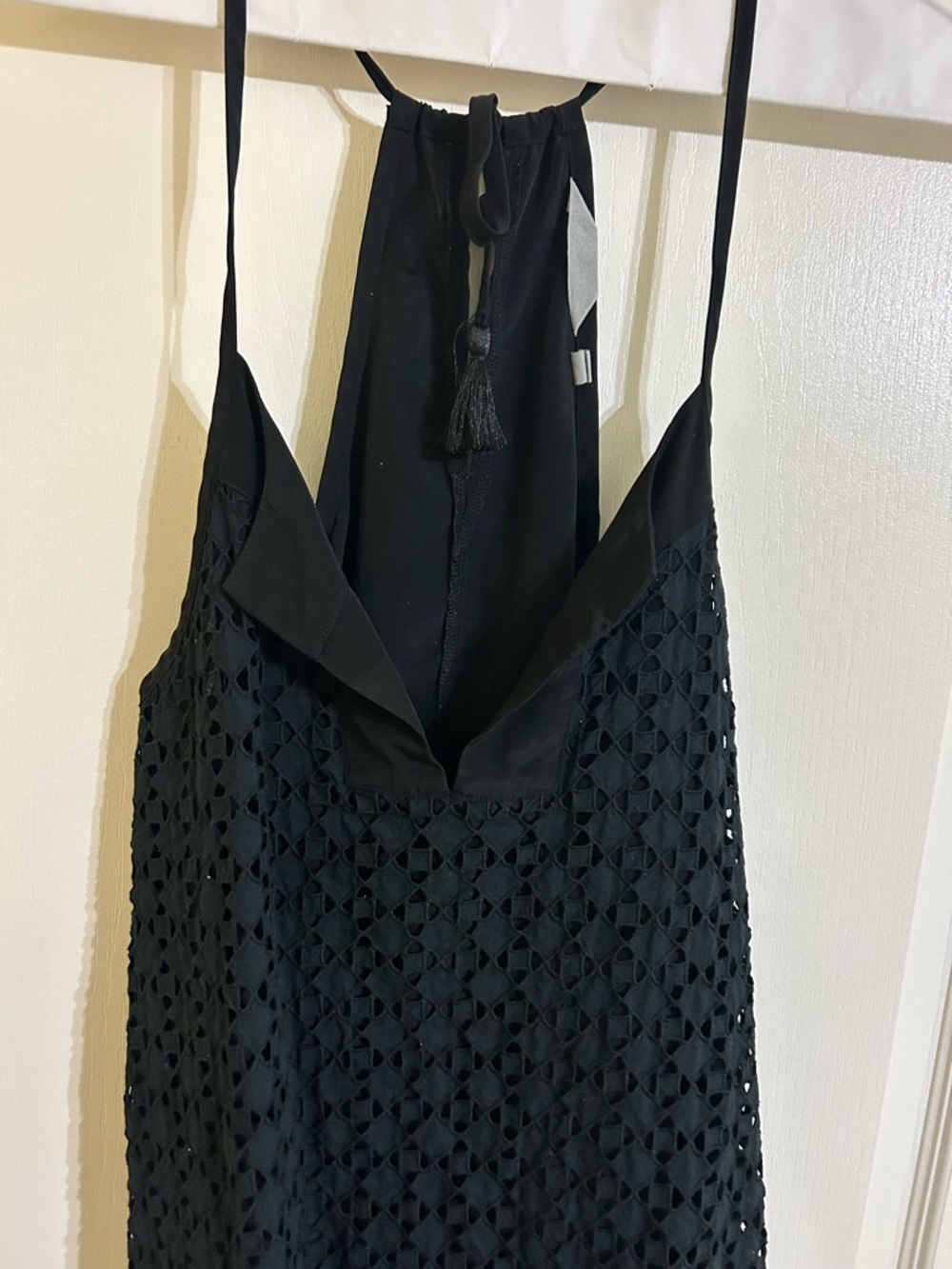 Athleta Black Halter Tank size Medium